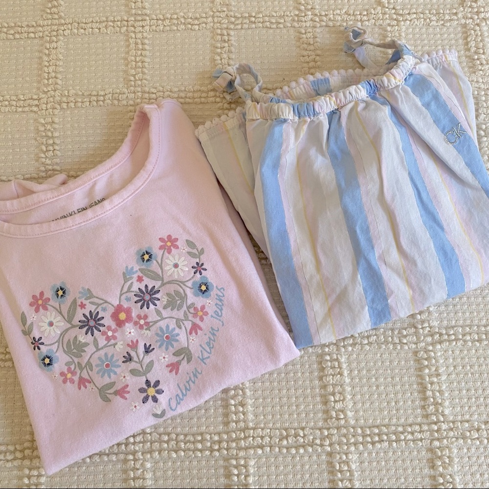 Girl Top Bundle CKJeans Size 7